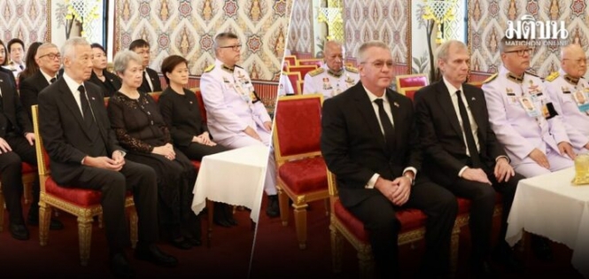 新加坡前总理、美国助理国务卿赴泰致哀