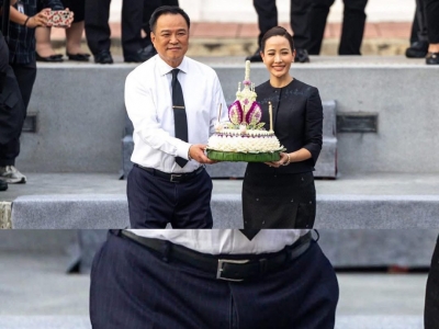 泰国总理阿努廷面对“裤链风波”幽默回应：不会有东西跑出来
