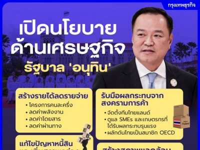 稳金融 促消费 阿努廷政府推新经济政策