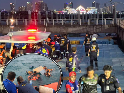 惊险！芭提雅海域翻船事故 15人漂浮超7小时