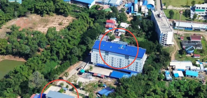 泰国军队击毁柬埔寨波贝2栋诈骗大楼