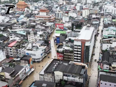 合艾城区水位预计再升1.5米 排水至少需两周