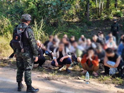 泰军一举截获44名非法入境者：中国籍占绝大多数