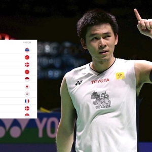 创造历史！羽坛首位00后男单世一来自泰国！