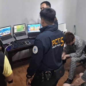 中国人利用学生签在泰运营网络赌博被捕