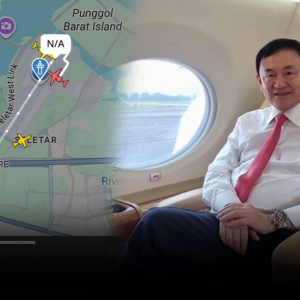 泰国前总理他信抵达新加坡，预计明日出席14楼住院案庭审