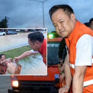 泰总理亲赴合艾救灾，喊话民众“绝不放弃一人”