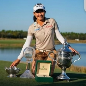 泰国高尔夫名将优势夺冠　蝉联CME巡回锦标赛冠军