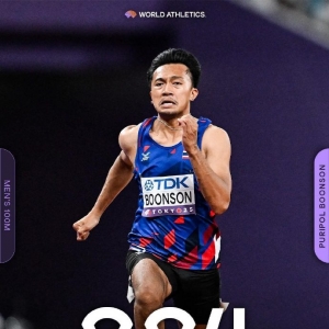 “泰国苏炳添”百米跑速度世界第二