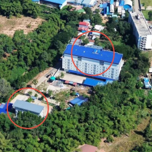 泰国军队击毁柬埔寨波贝2栋诈骗大楼