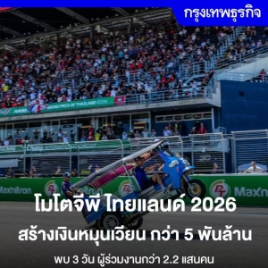 世界摩托车锦标赛泰国大奖赛三天吸金50亿